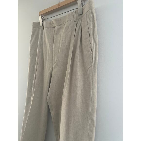 Zanella Men’s Dress Pants Light Tan Size Size 36 JP - Picture 4 of 14